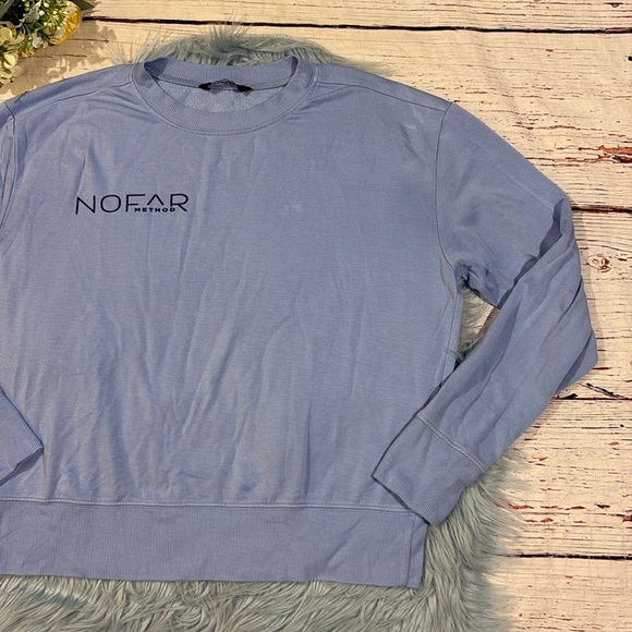 Splits59 Blue Sonja Fleece No Far Method Pilates Crewneck Sweatshirt - Picture 5 of 7